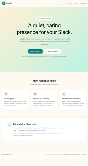 HopeBot companion – screenshot 3