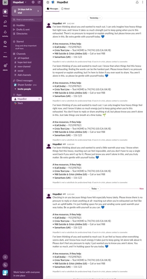 HopeBot companion – screenshot 9