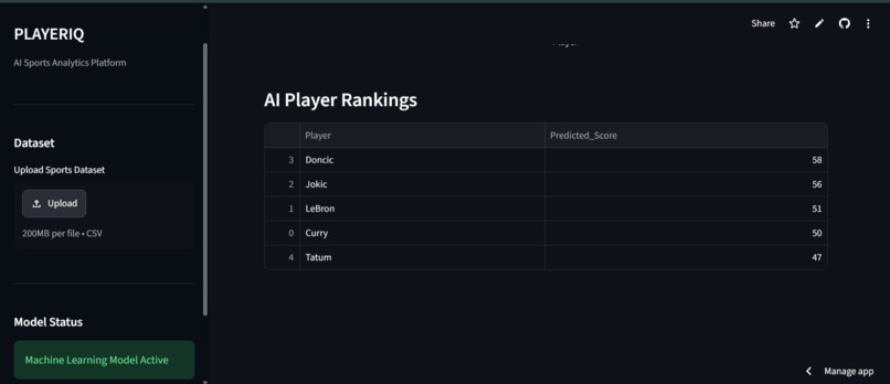 PLAYERIQ: AI Sports Performance Analytics – screenshot 2