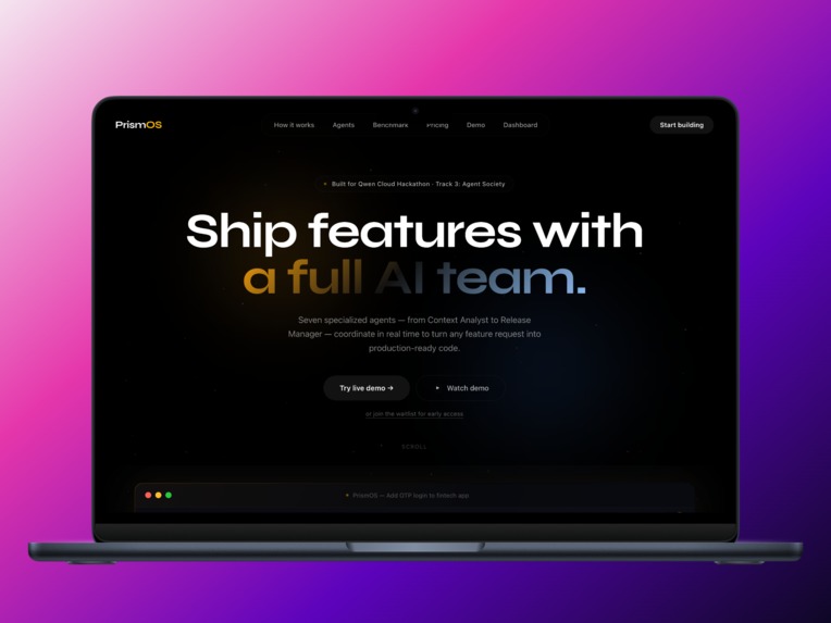 PrismOS – screenshot 1
