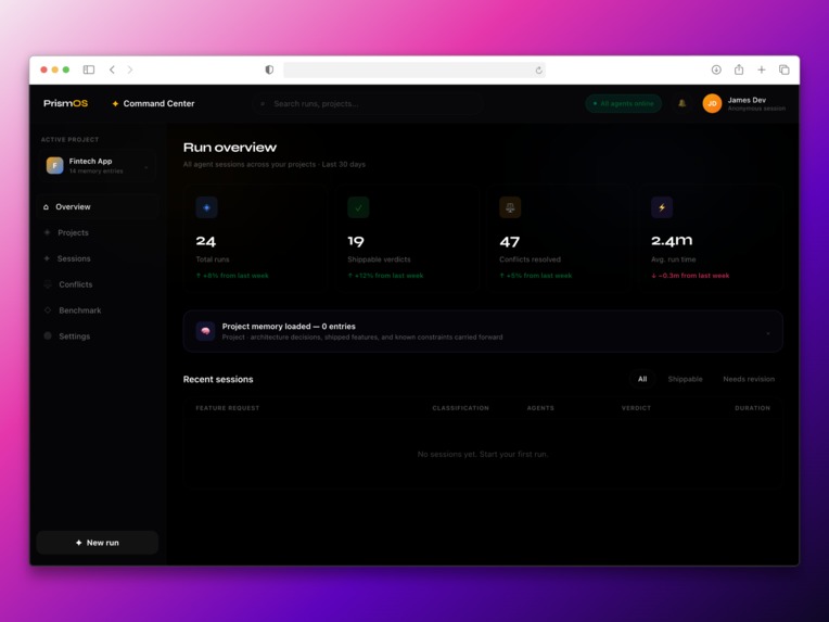 PrismOS – screenshot 2