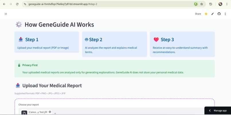 GeneGuide AI – screenshot 4