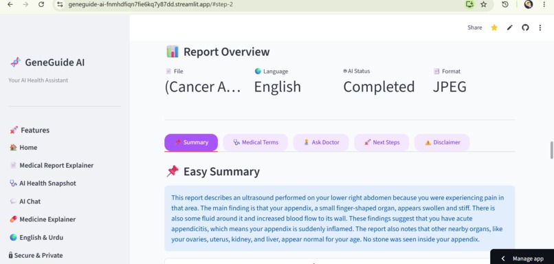 GeneGuide AI – screenshot 6
