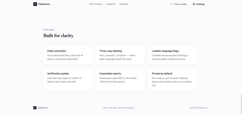 ClaimLens – screenshot 3