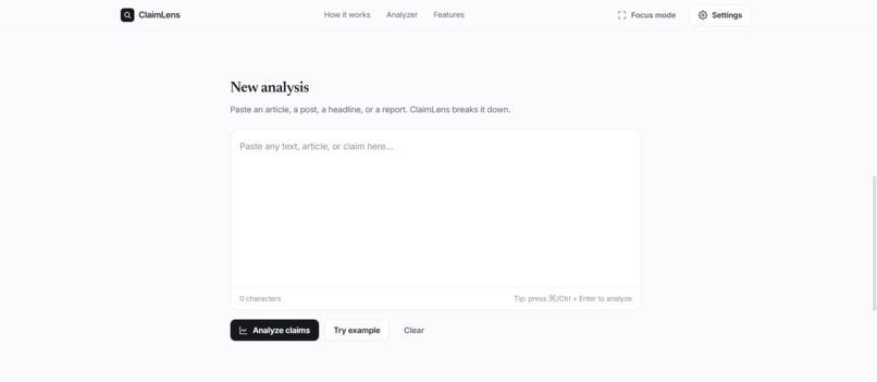 ClaimLens – screenshot 4