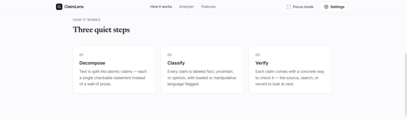 ClaimLens – screenshot 6