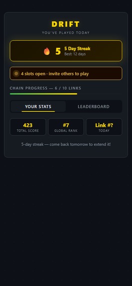 DRIFT – screenshot 1