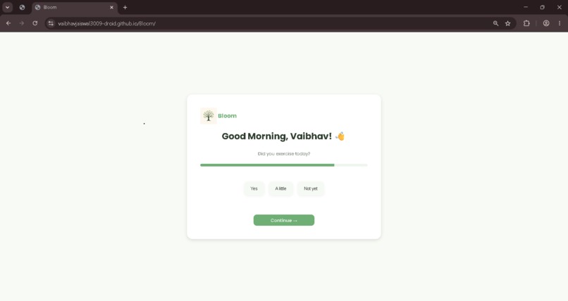 Bloom – Student Wellness Companion – screenshot 4