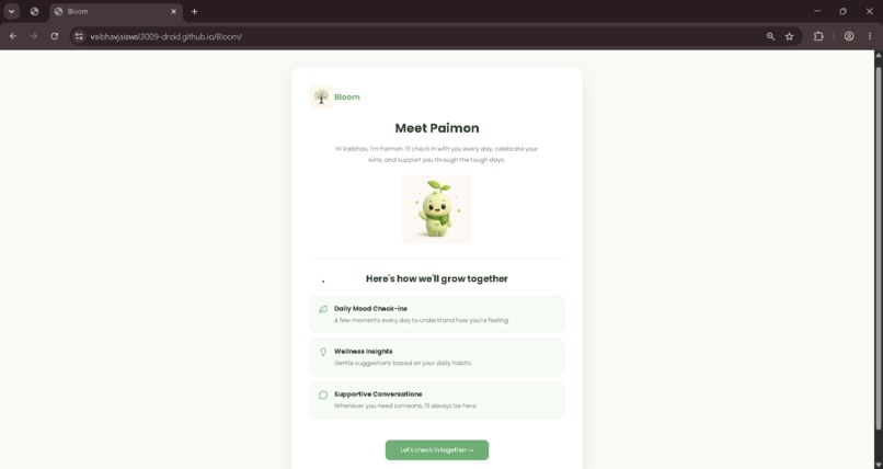Bloom – Student Wellness Companion – screenshot 6