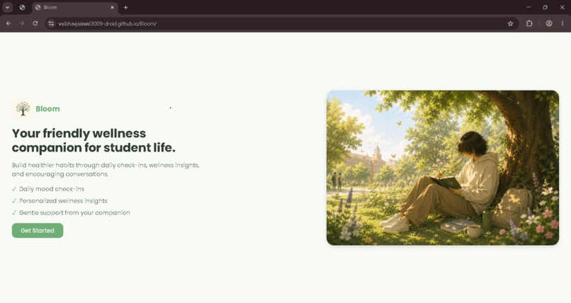 Bloom – Student Wellness Companion – screenshot 9