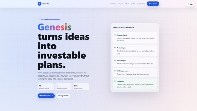 Genesis – screenshot 1
