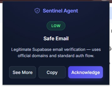 Sentinel-Agent – screenshot 1