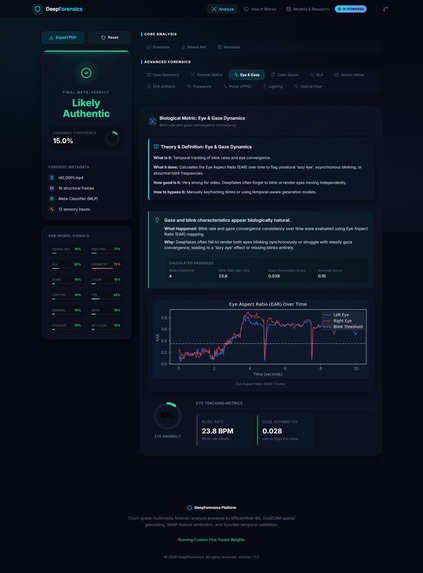 Deepfake Forensics & XAI Engine  – screenshot 7