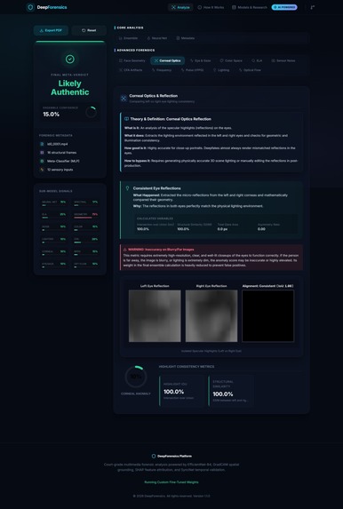 Deepfake Forensics & XAI Engine  – screenshot 11