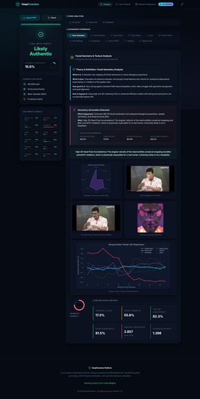 Deepfake Forensics & XAI Engine  – screenshot 13