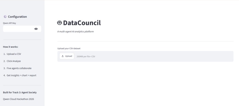 DataCouncil – screenshot 1