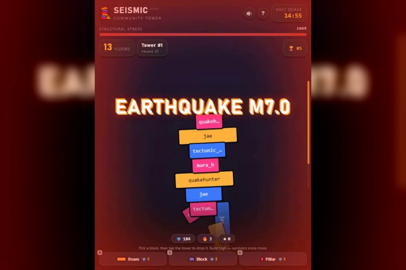 Seismic Jenga – screenshot 2