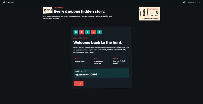 The Daily Mimic – screenshot 3