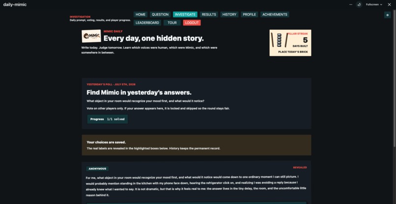 The Daily Mimic – screenshot 6