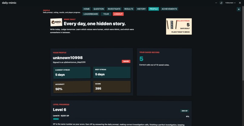The Daily Mimic – screenshot 9