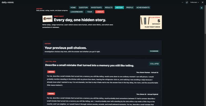 The Daily Mimic – screenshot 8