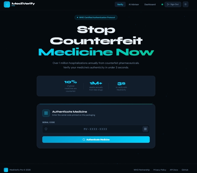 MediVerify-Pro-AI – screenshot 1