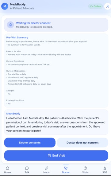 MedsBuddy – AI Patient Advocate – screenshot 2