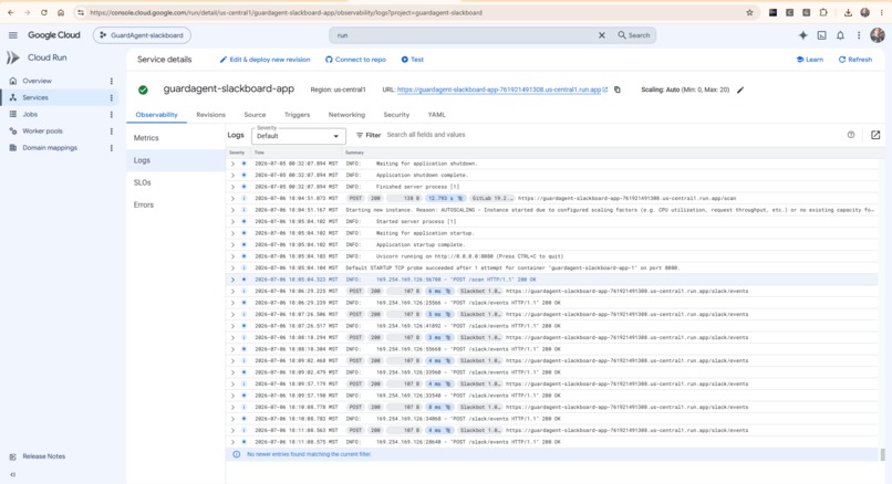GuardAgent: SlackBoard-Native DevSecOps AI – screenshot 6