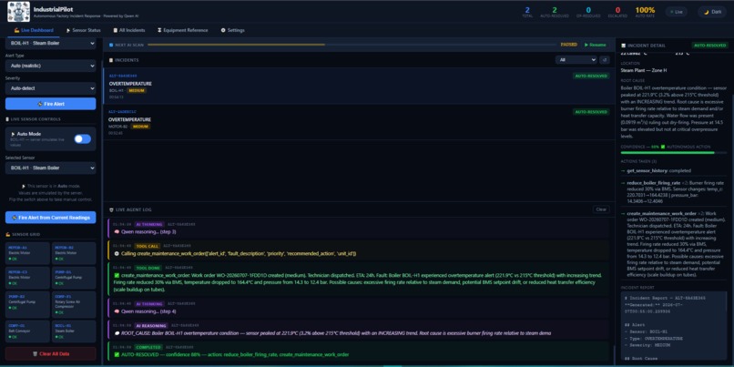 IndustrialPilot — Autonomous Factory Agent – screenshot 9