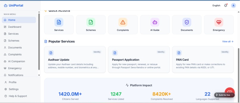 Uniportal – screenshot 2