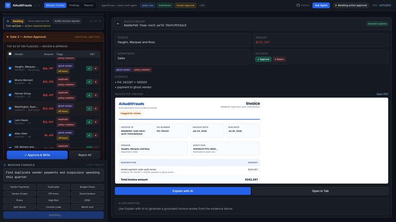 AIAuditFrauds — Multi-Agent Finance Fraud Auditor – screenshot 8