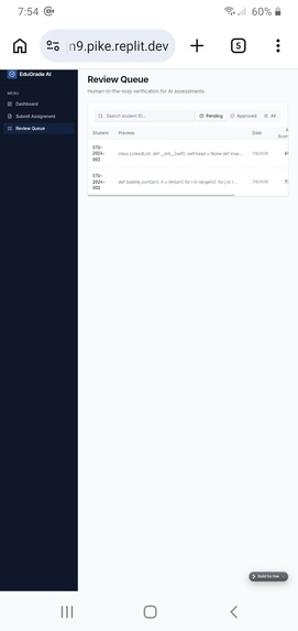 EduGrade AI – screenshot 2
