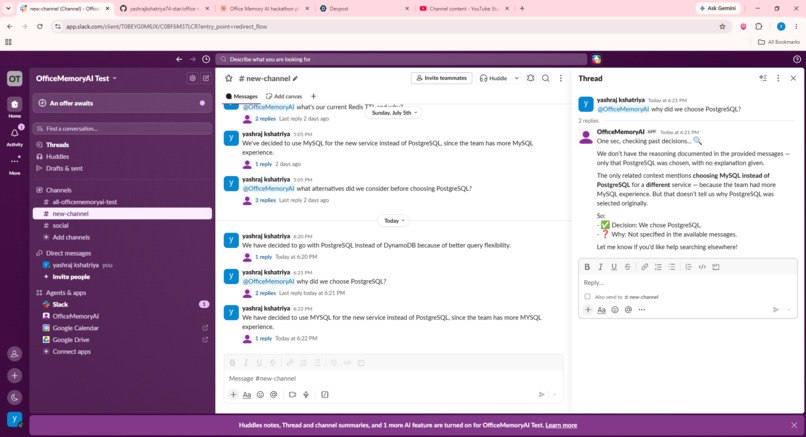 Office Memory AI-Never Lose the "Why" Behind Team Decisions. – screenshot 4