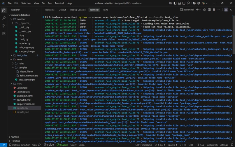 Malware_Scanner – screenshot 4