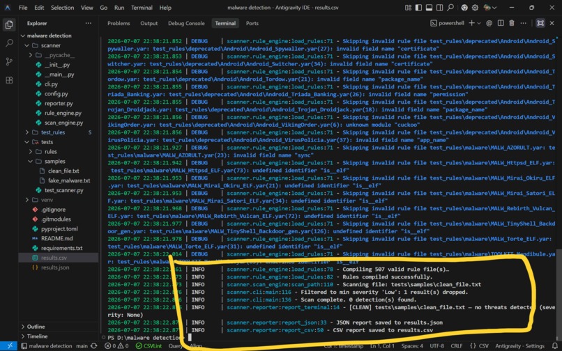 Malware_Scanner – screenshot 5