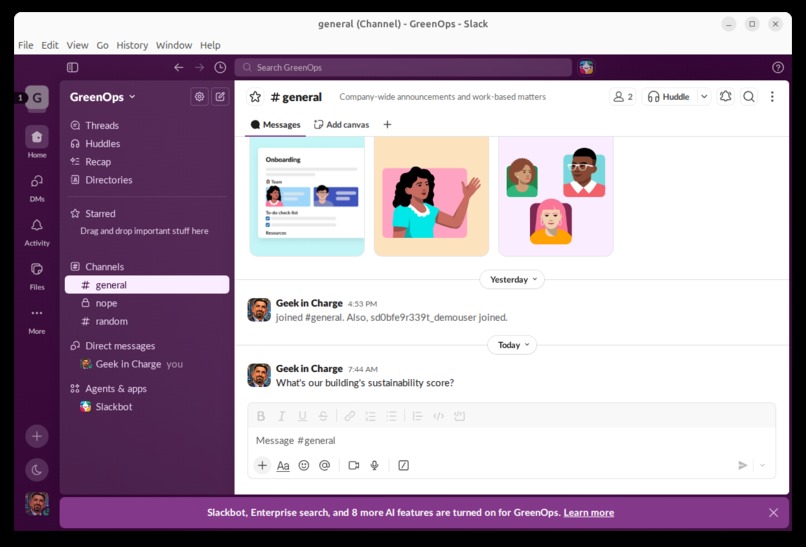 GreenOps – screenshot 2