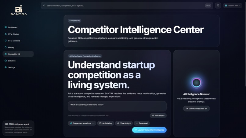 SANTRA AI - GTM Intelligence Agent – screenshot 2