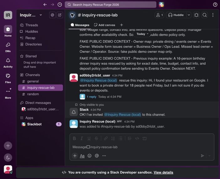 Inquiry Rescue – screenshot 1