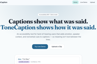 ToneCaption