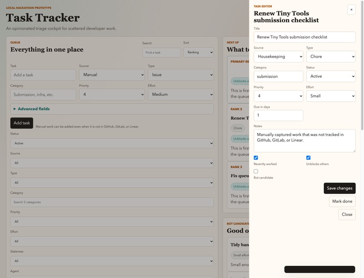 Task Tracker – screenshot 1