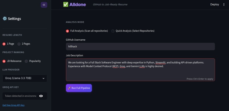 Alldone – screenshot 2