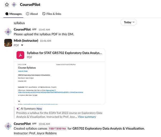 CoursePilot – screenshot 2