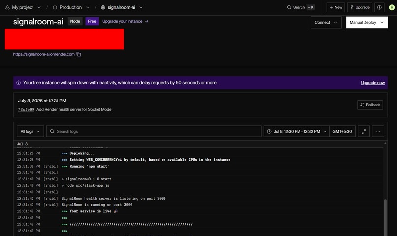 SignalRoom – screenshot 2