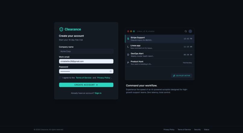 Clearance – screenshot 2