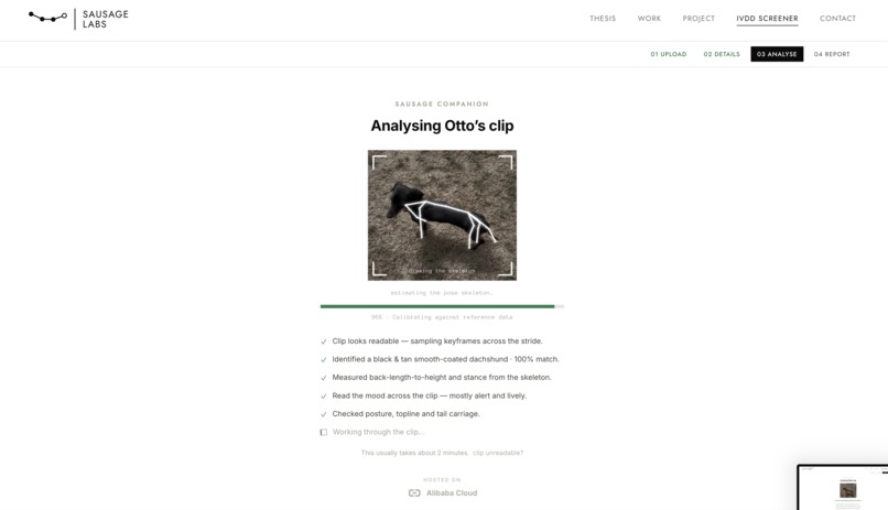 Sausage Labs - IVDD Screener – screenshot 4