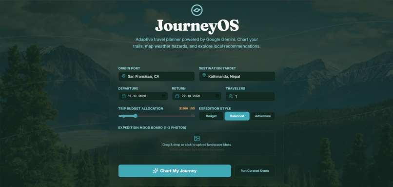 JourneyUI – screenshot 1