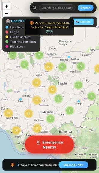 Health Risk Map Nigeria  – screenshot 1