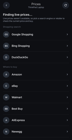 Life Lens Mobile app – screenshot 1