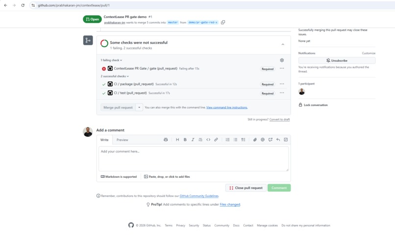 ContextLease – screenshot 2
