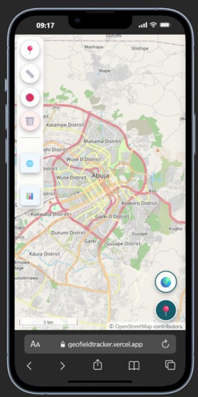 GeoField-Tracker – screenshot 2